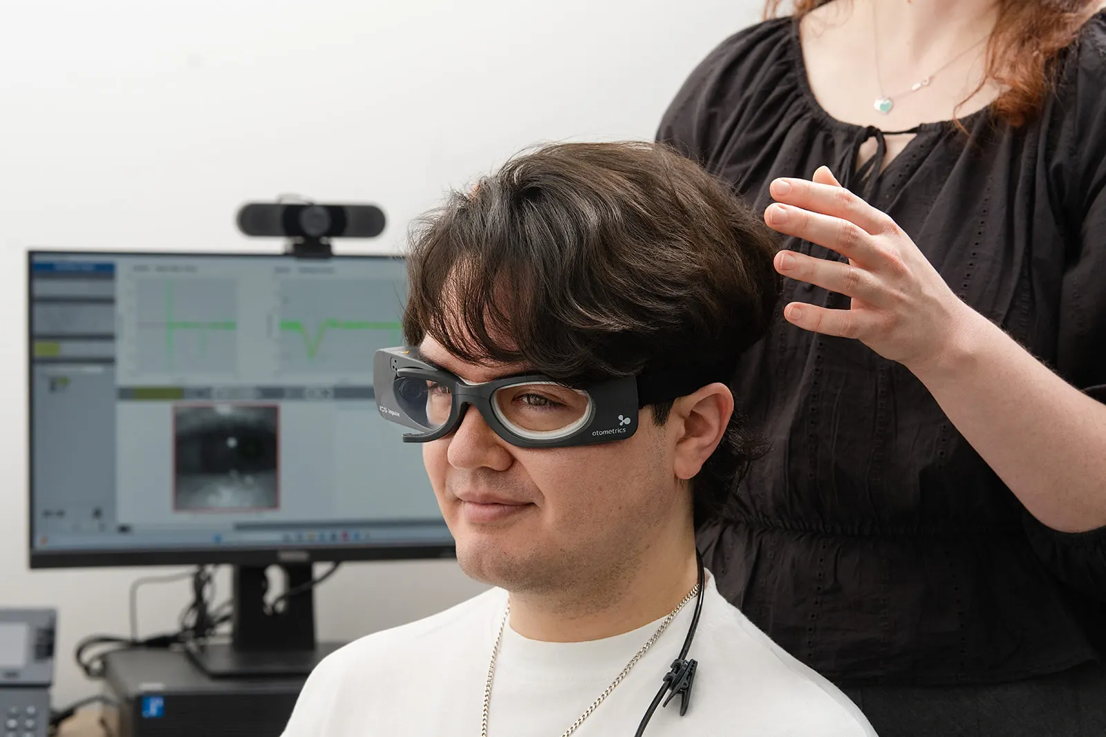 Video nystagmography (VNG) testing at Melbourne Balance Clinic